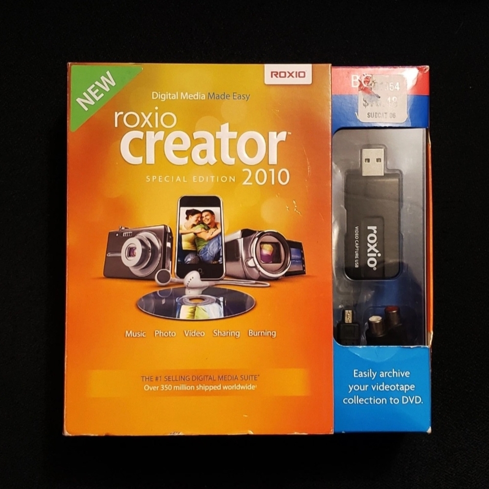 Roxio Creator Special Edition Video Capture Editing Software
